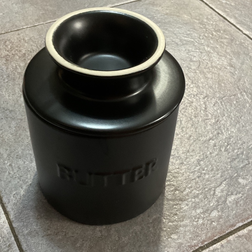 Black Butter Dish